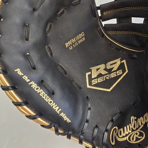 Rawlings R9 Series R9FM18BG 12.5" First Base Mitt 2021 Model LH Throw Baseball - Picture 5 of 7